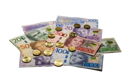 Svenska pengar, kontanter