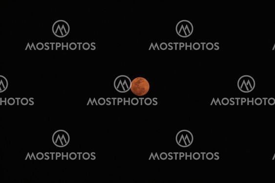 Orange Full Moon