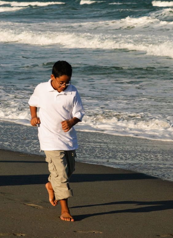 Picture of family at beach