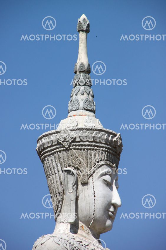 Buddha image in adorned style