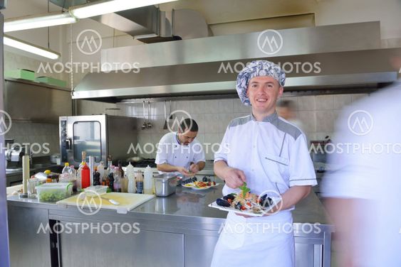 chef preparing food