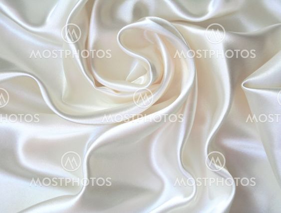 Smooth elegant white silk as wedding background