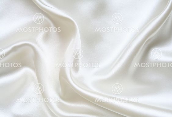 Smooth elegant white silk as background