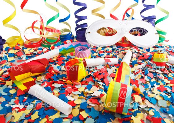 Carnival, celebration,party on the white