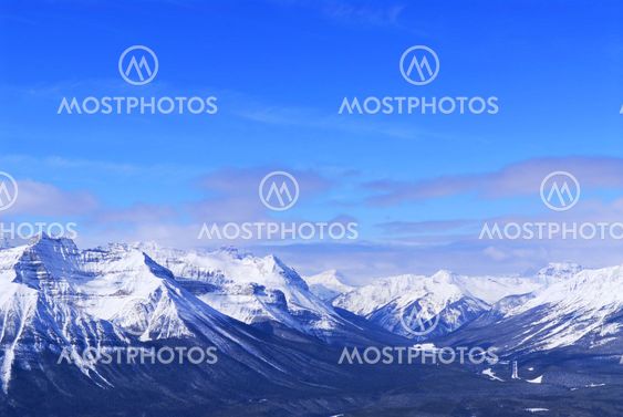 Winter mountains