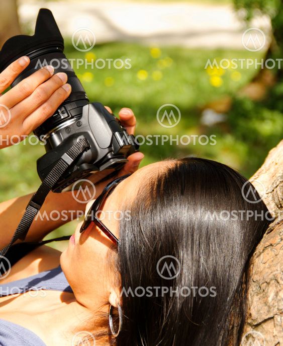 female photographer