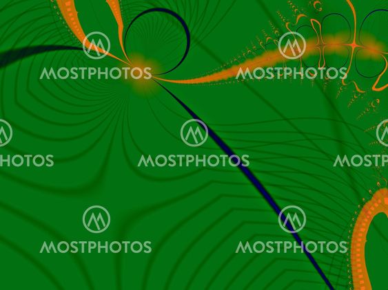 Dark green background