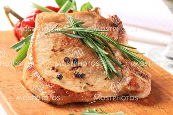 Rosemary pork chop