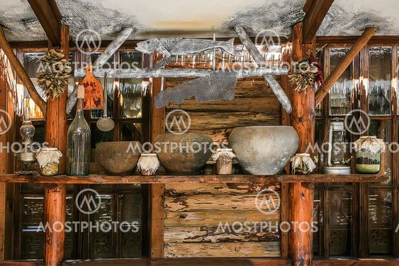 old decorative kitchen utensils