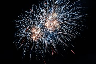 Abstract fireworks background