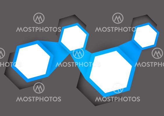 Background with hexagons
