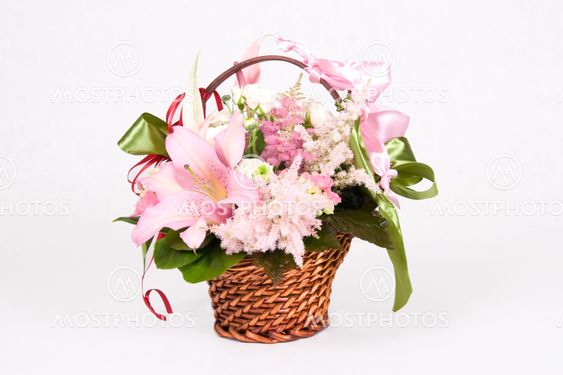 basket of flowers