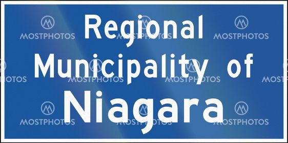 Regional Municipality Name Sign In Ontario - Canada