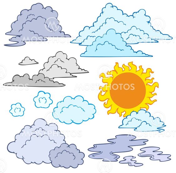 Various clouds and Sun