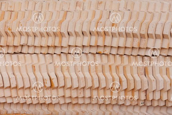 Pattern of the tile roof