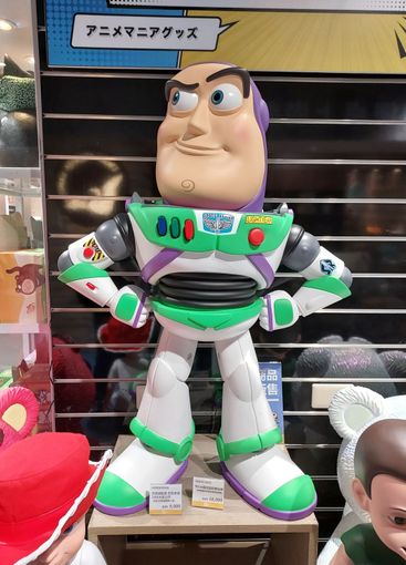 Pixar, Toy Story, Buzz Lightyear figure model.