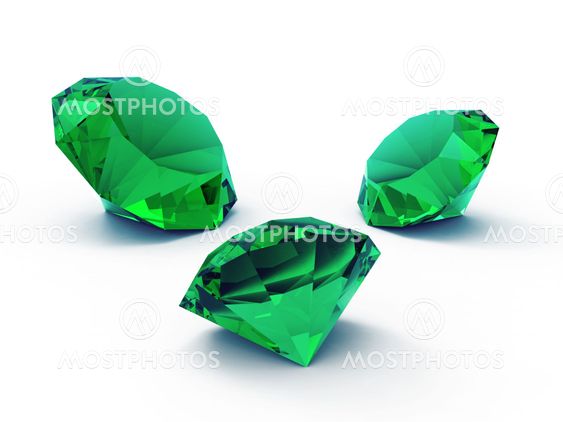 A beautiful emerald gems