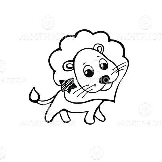 Lion with a star