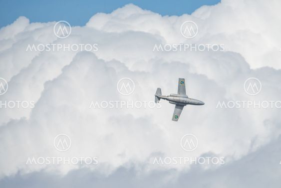 SK 60E SAAB 105 in the airshow at Orebro airport