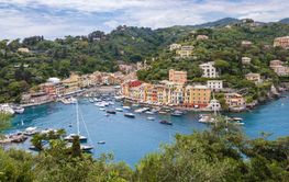Portofino bay in Liguria, Italy