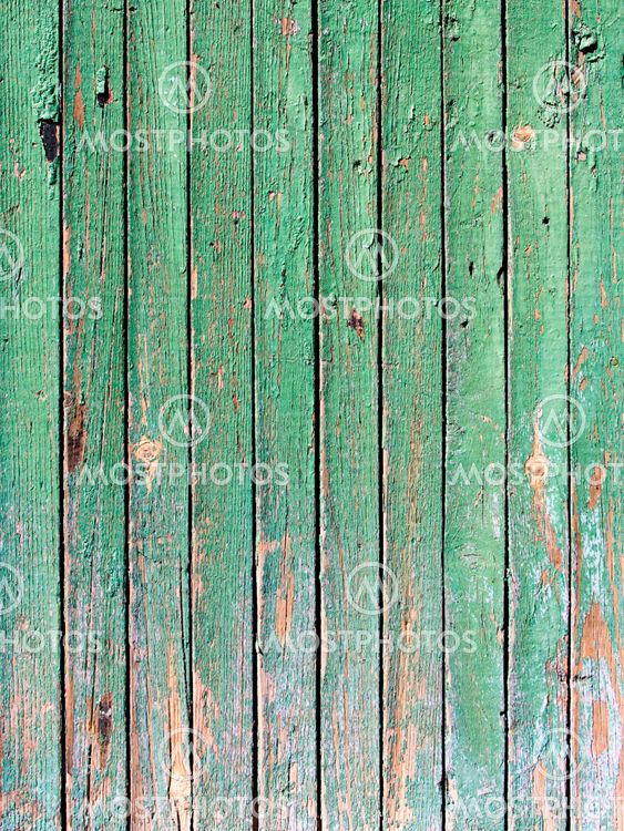 Green weathered plank