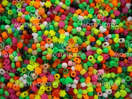 colorful beads