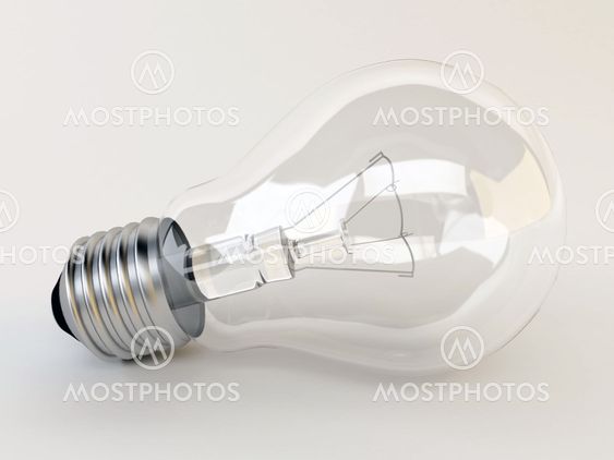 3d light bulb