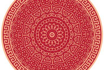 Vector Japanese pattern in oriental geometric...