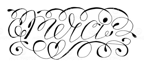French phrase "Thank you"