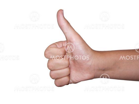 gesture of winner
