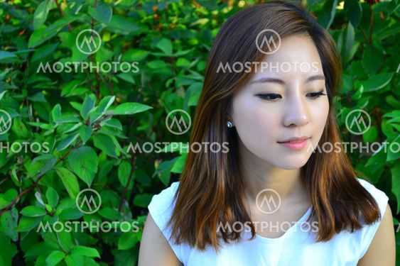 Attractive Young Asian Woman's Portrait