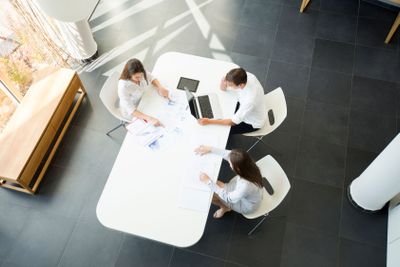 Teamwork in the office