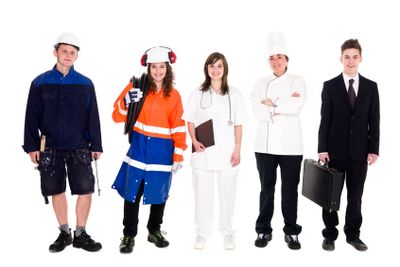 Group of people with different occupation