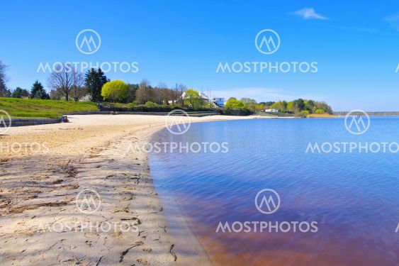 Senftenberg Lake beach Grosskoschen Lusatian Lake District
