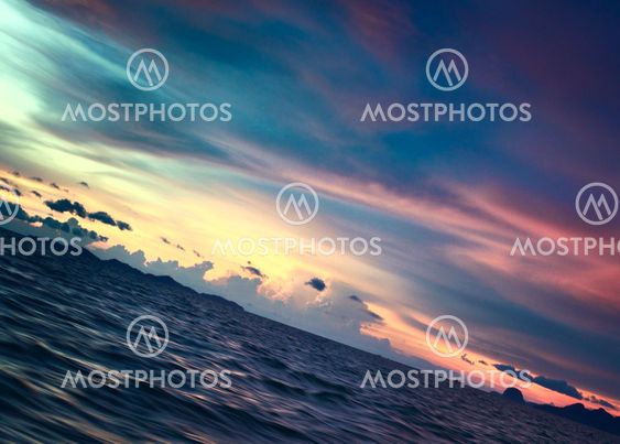 Sunset over Andaman Sea