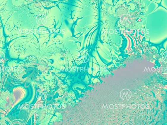 Light green christmas fractal