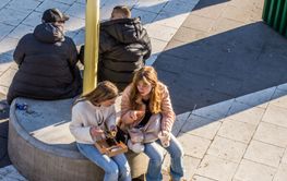 Lunch på Sergels torg