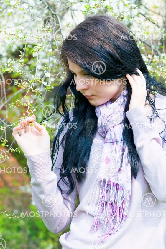 Portrait of beautiful woman