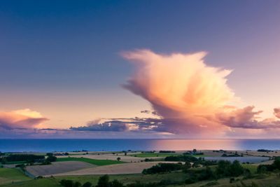 Evening falls over the Baltic Sea