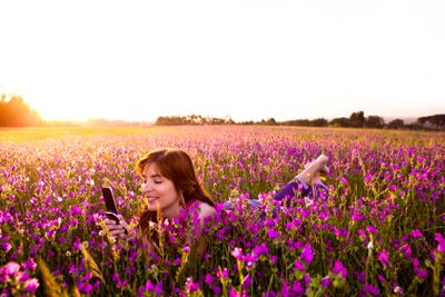 Girl talking on cellphone