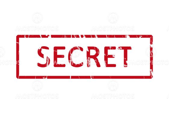 Secret rubber stamp