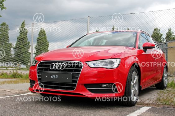 Red Audi A3