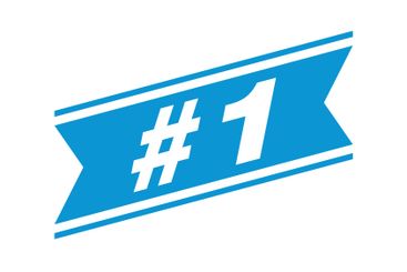 Number 1 Letter Rubber Stamp Vector Template