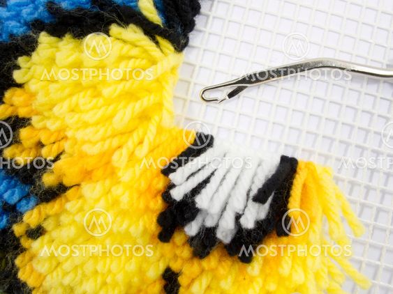 Latch Hook Rug stitch