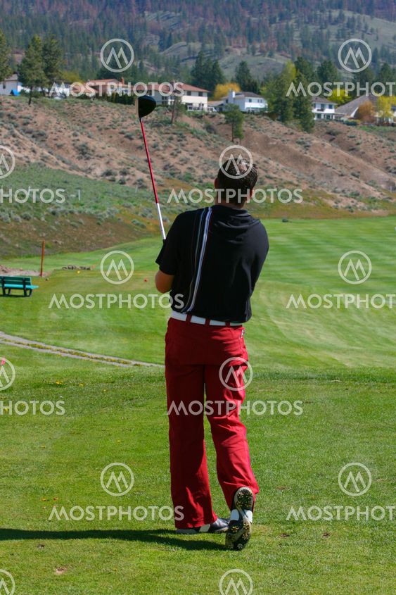 Young golfer