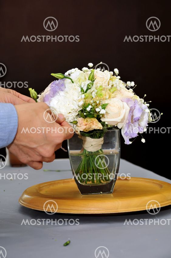Hand made bouquet of flowers