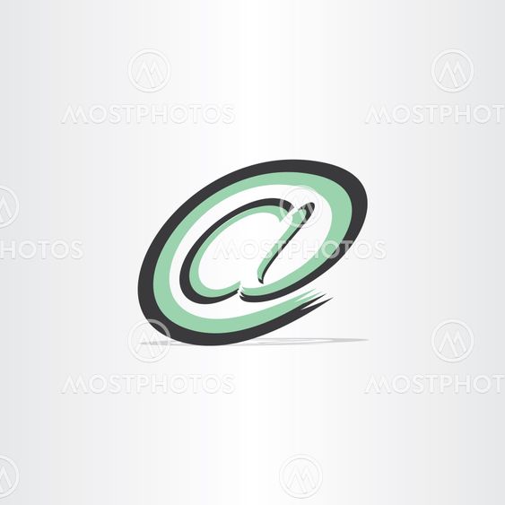 e mail internet stylized symbol