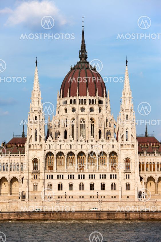 Hungarian Parliament Building in Budapest