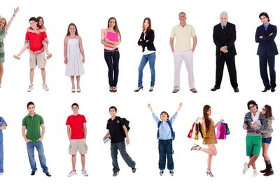 Group of different people