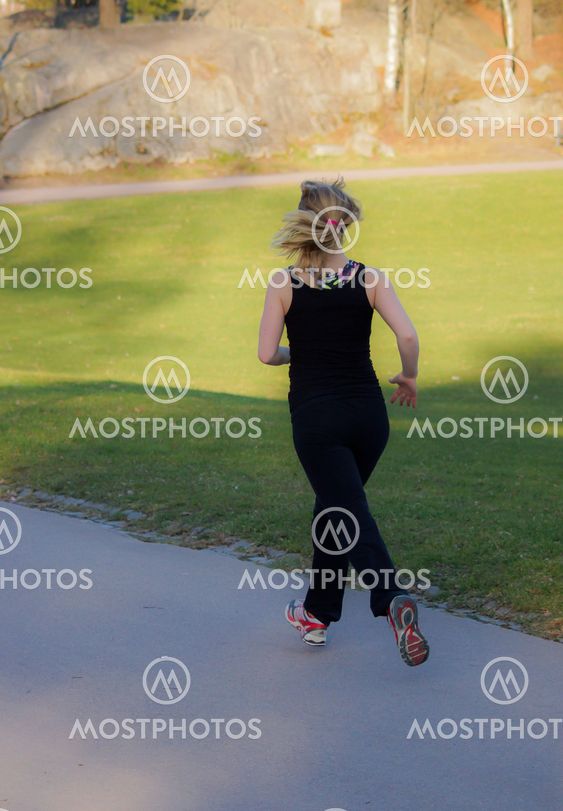 Female jogging